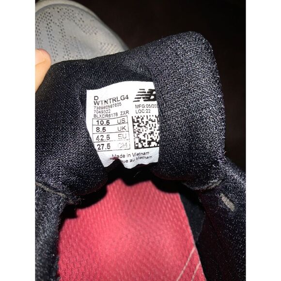 New Balance 10.5 All Terrain Running Shoes Athletic Sneakers Purple Gray Blue - Picture 6 of 7